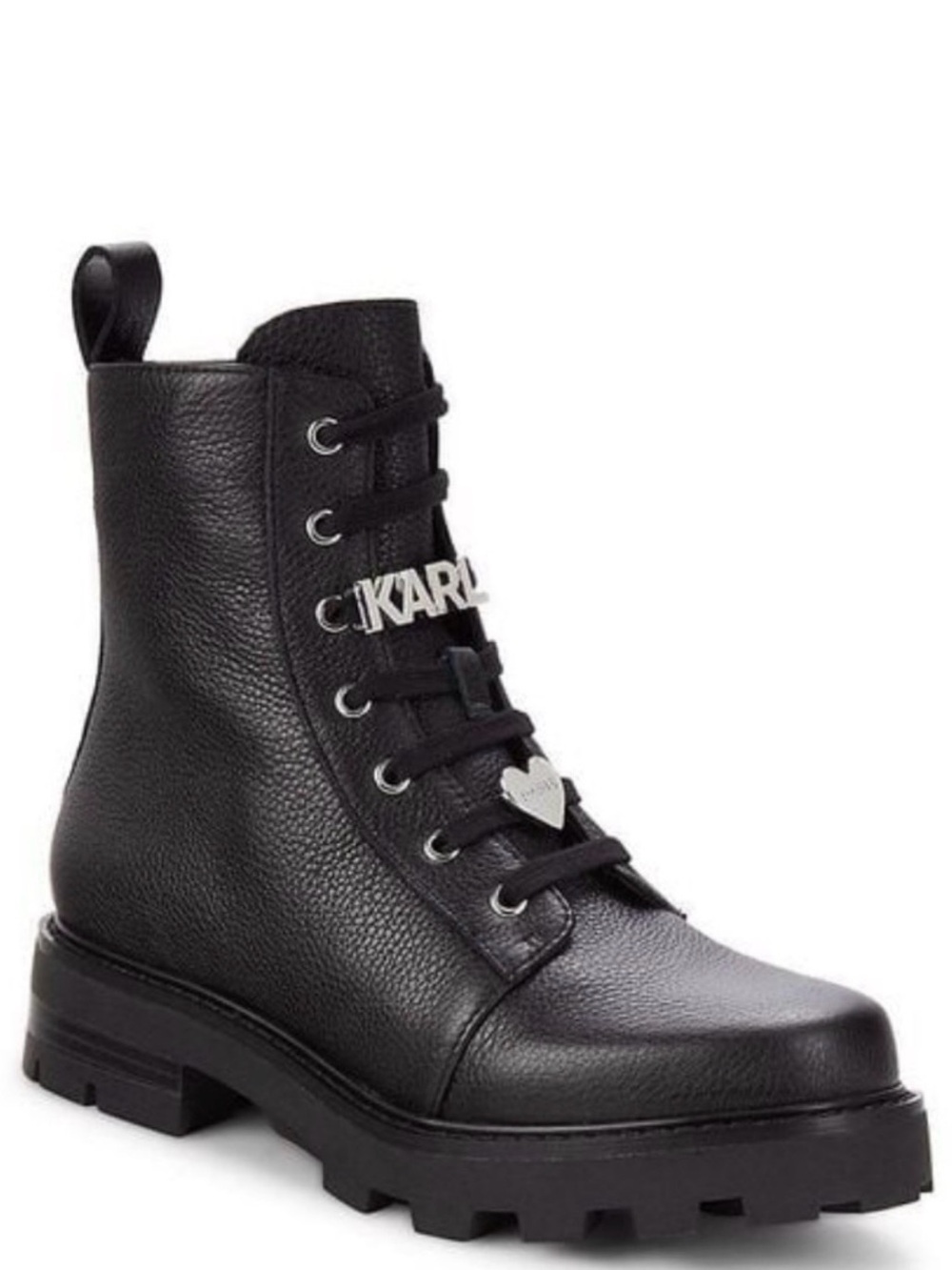 Karl Lagerfeld Monica Combat Boot EU 40 US 9 Like New Professionally Cleaned
